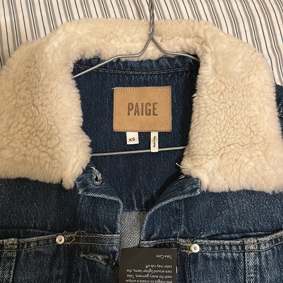 PAIGE Rowan Shearling Jacket- Brand new - Picture 2 of 3